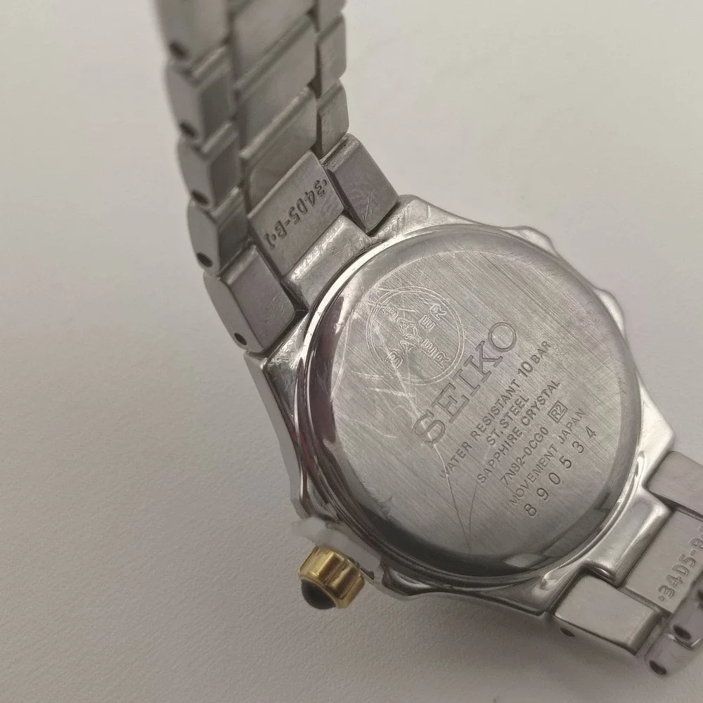 Vintage 2006 Seiko Coutura Solar Genuine Diamond Japanese Women's‎ Quartz Watch